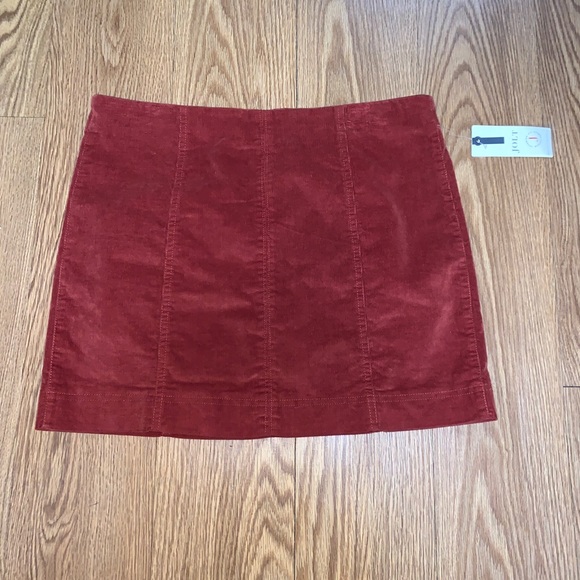 Jolt High Rise Seamed Mini Skirt - Picture 2 of 5